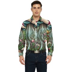 Craft Mushroom Men s Long Sleeve Pocket Shirt  by GardenOfOphir