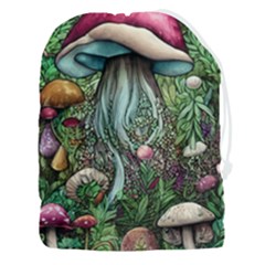 Craft Mushroom Drawstring Pouch (3xl) by GardenOfOphir