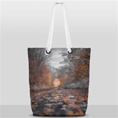 Breathe In Nature Background Full Print Rope Handle Tote (small) by artworkshop