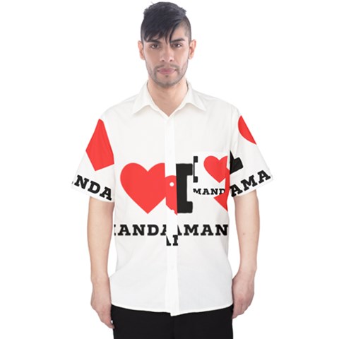 I Love Amanda Men s Hawaii Shirt by ilovewhateva