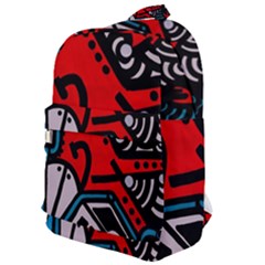 Multicolored Doodle Art Street Art Classic Backpack by Jancukart