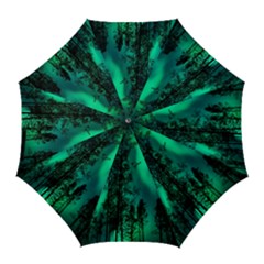 Aurora Northern Lights Celestial Magical Astronomy Golf Umbrellas by Jancukart
