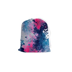 Fluid Art Pattern Drawstring Pouch (small) by GardenOfOphir