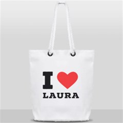 I Love Laura Full Print Rope Handle Tote (small) by ilovewhateva