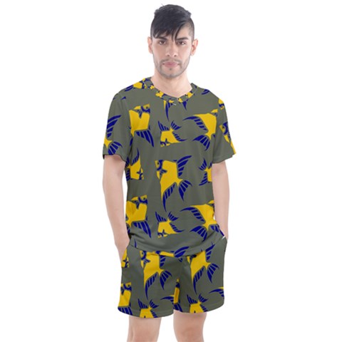 Background Pattern Texture Design Wallpaper Men s Mesh Tee And Shorts Set by Wegoenart