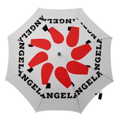 I Love Angela  Hook Handle Umbrellas (medium) by ilovewhateva