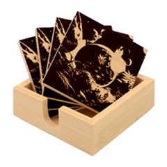 Fantasy People Mysticism Composing Bamboo Coaster Set by Jancukart