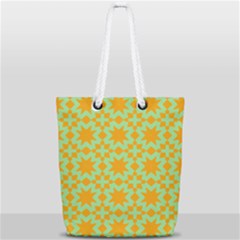 Pattern 21 Full Print Rope Handle Tote (small) by GardenOfOphir