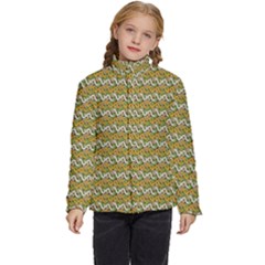 Pattern Kids  Puffer Bubble Jacket Coat by Sparkle