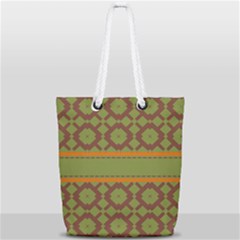 Pattern 29 Full Print Rope Handle Tote (small) by GardenOfOphir