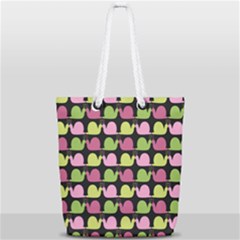 Slugs Ii Full Print Rope Handle Tote (small) by GardenOfOphir