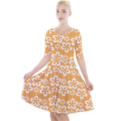 Pattern 110 Quarter Sleeve A-line Dress by GardenOfOphir