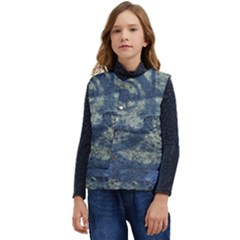 Elemental Beauty Abstract Print Kid s Short Button Up Puffer Vest	 by dflcprintsclothing