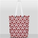 Red Pretzel Illustrations Pattern Full Print Rope Handle Tote (Small) View2