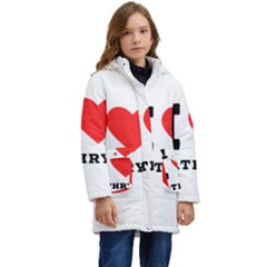I Love Kathryn Kid s Hooded Longline Puffer Jacket by ilovewhateva