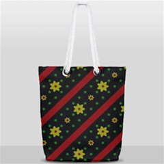 Background Pattern Texture Design Full Print Rope Handle Tote (small) by Semog4