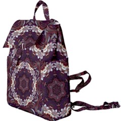 Rosette Kaleidoscope Mosaic Abstract Background Buckle Everyday Backpack by Jancukart