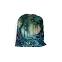 Trees Forest Mystical Forest Nature Drawstring Pouch (Medium) View2