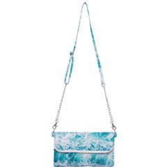 Tropical Blue Ocean Wave Mini Crossbody Handbag by Jack14