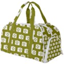 Modern Chic Vector Camera Illustration Pattern Burner Gym Duffel Bag View1