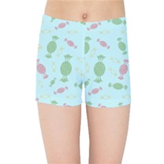 Toffees Candy Sweet Dessert Kids  Sports Shorts by Jancukart