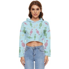 Toffees Candy Sweet Dessert Women s Lightweight Cropped Hoodie by Jancukart
