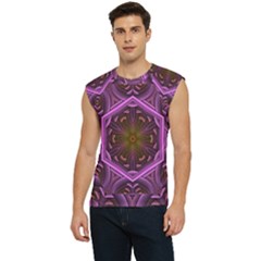 Rosette Mosaic Kaleidoscope Abstract Background Men s Raglan Cap Sleeve Tee by Jancukart