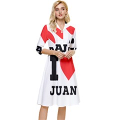 I Love Juan Classy Knee Length Dress by ilovewhateva