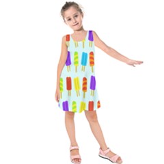 Background-29 Kids  Sleeveless Dress by nateshop