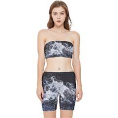 Tempestuous Beauty Art Print Stretch Shorts And Tube Top Set by dflcprintsclothing