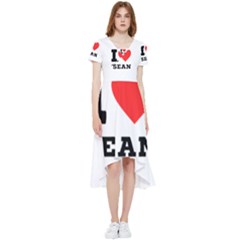 I Love Sean High Low Boho Dress by ilovewhateva