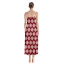 Abstract Knot Geometric Tile Pattern Button Up Chiffon Maxi Dress View2
