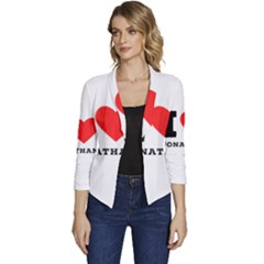 I Love Jonathan Women s Casual 3/4 Sleeve Spring Jacket by ilovewhateva