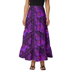 Spheres-combs-structure-regulation Tiered Ruffle Maxi Skirt by Simbadda