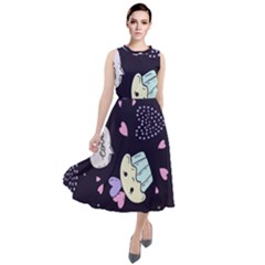 Cupcake Round Neck Boho Dress by nateshop