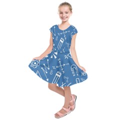 Education Kids  Short Sleeve Dress by nateshop
