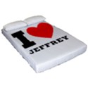I love jeffrey Fitted Sheet (Queen Size) View2