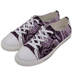 Hippopotamus Animal Wildlife Hippo Women s Low Top Canvas Sneakers by Semog4