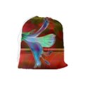 Abstract Fractal Design Digital Wallpaper Graphic Backdrop Drawstring Pouch (Large) View2