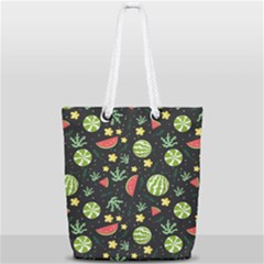 Watermelon Berries Patterns Pattern Full Print Rope Handle Tote (small) by Semog4