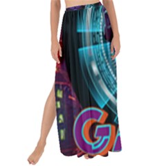 Gamer Life Maxi Chiffon Tie-up Sarong by minxprints