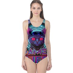 Gamer Life One Piece Swimsuit by minxprints