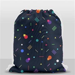Abstract Minimalism Digital Art Abstract Drawstring Bag (small) by Semog4