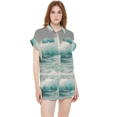Big Storm Wave Chiffon Lounge Set by Semog4