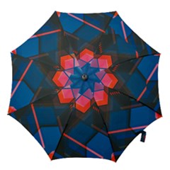 Minimalist Abstract Shaping Abstract Digital Art Minimalism Hook Handle Umbrellas (small) by Semog4