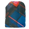 Minimalist Abstract Shaping Abstract Digital Art Minimalism Drawstring Pouch (3XL) View2