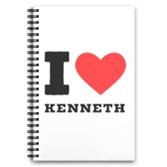 I Love Kenneth 5 5  X 8 5  Notebook by ilovewhateva