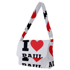I Love Paul Full Print Messenger Bag (m) by ilovewhateva