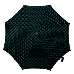 Lines Pattern Texture Stripes Particles Modern Hook Handle Umbrellas (large) by Jancukart