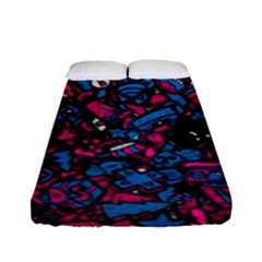 Grafitti Graffiti Abstract Artwork Digital Fitted Sheet (full/ Double Size) by Semog4